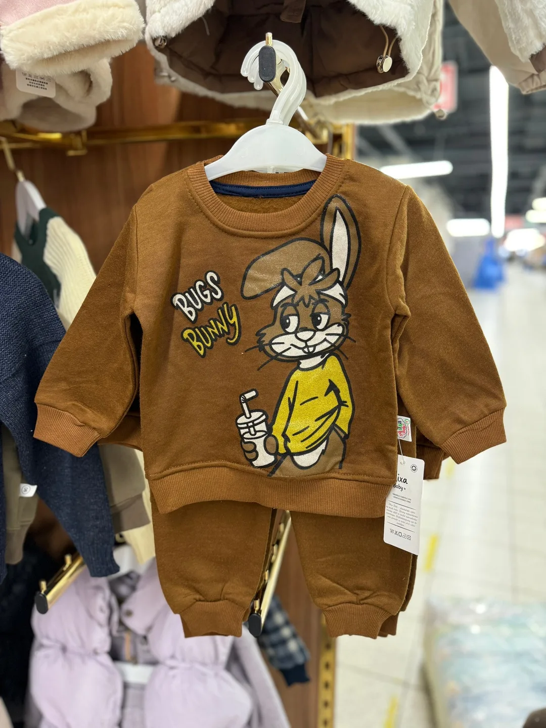 Костюм двойка для детей 1–3 лет с подкладкой из флиса — фото 1