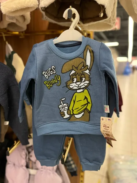 Костюм двойка для детей 1–3 лет с подкладкой из флиса — фото 3