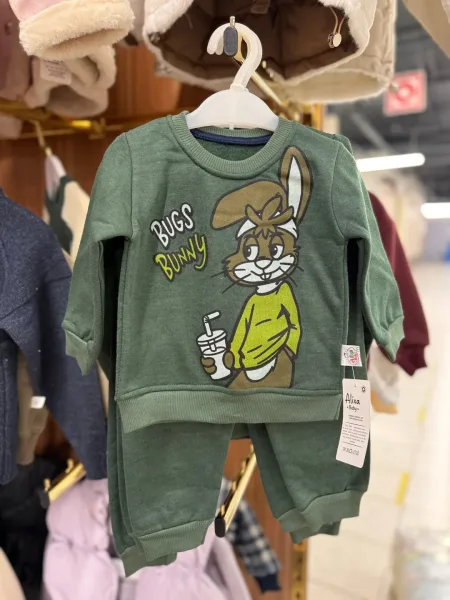 Костюм двойка для детей 1–3 лет с подкладкой из флиса — фото 5