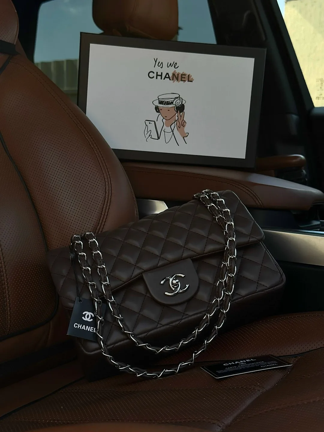 Сумка CHANEL, кожа — фото 1