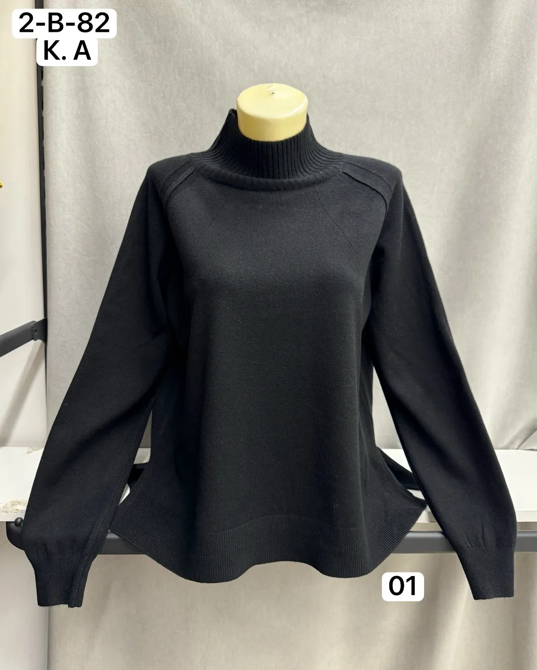 Универсальная водолазка из 95 хлопка и 5 эластана — фото 2