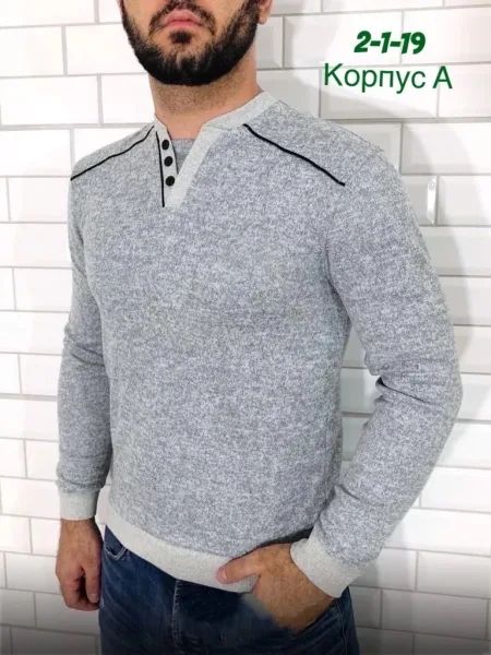 Кофта ангора из смесового состава хлопок и полиэстер — фото 12