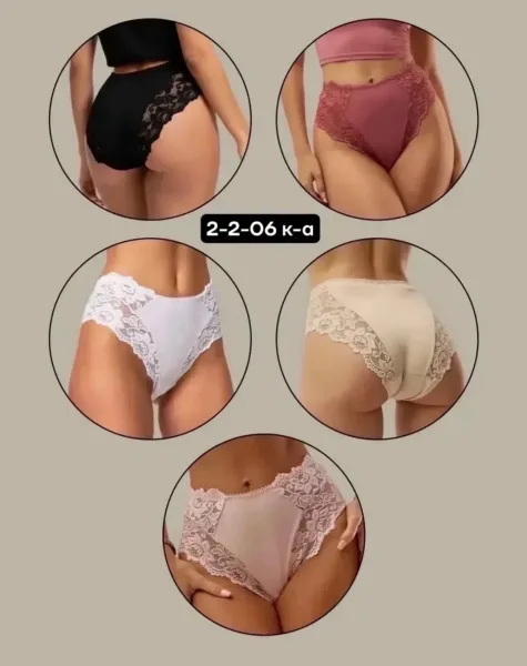 Женские трусы люкс из 100 хлопка — фото 4