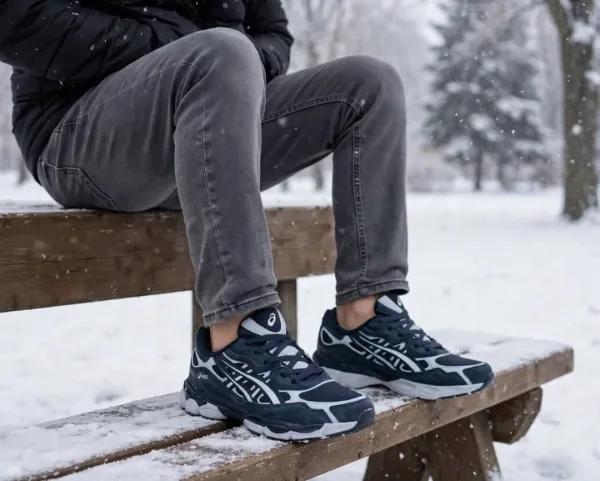 Мужские кроссовки ASICS термо — фото 1