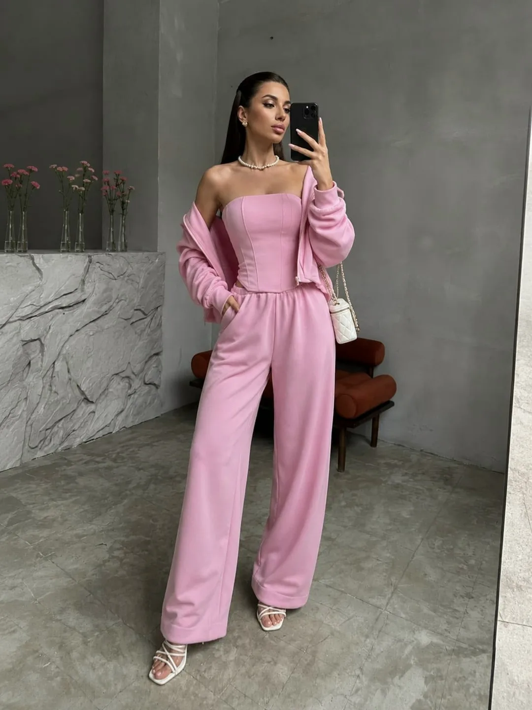 Trend Corset Set тройка с завязками — фото 4