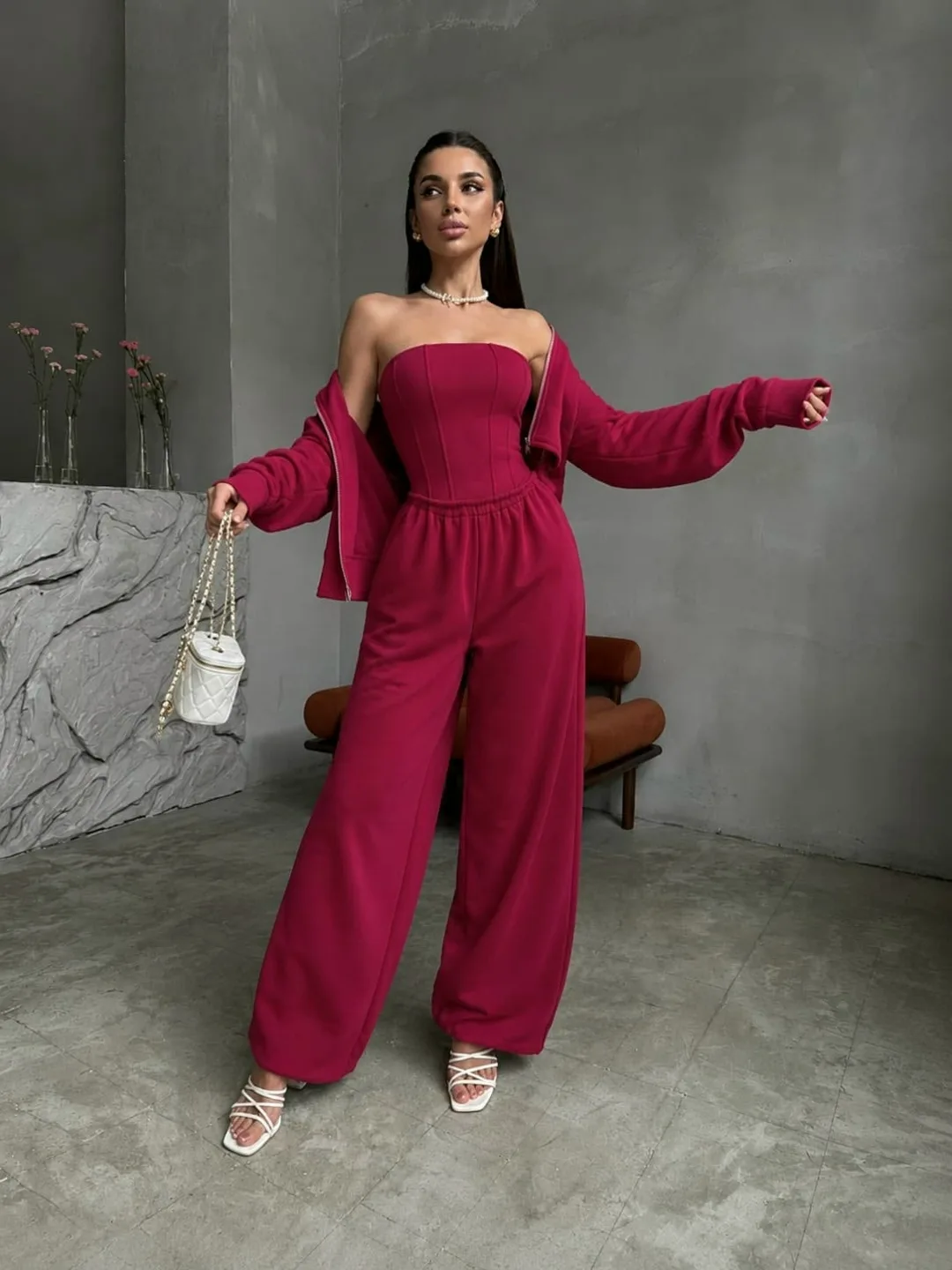 Trend Corset Set тройка с завязками — фото 5