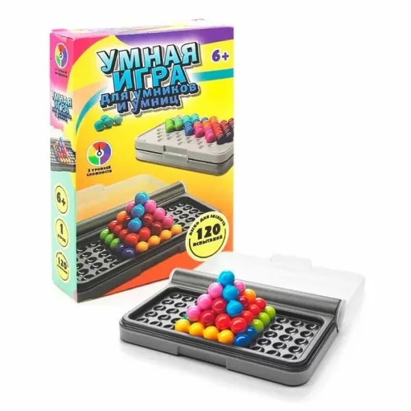 Развивающая логическая настольная игра Умная игра для умников и умниц /3D тетрис — фото 2