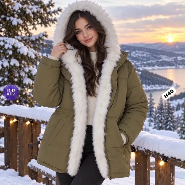 Женская Утеплённая Куртка Стиль И Комфорт В Холодную Погоду — фото 1