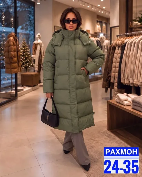Зимняя куртка оверсайз — фото 7