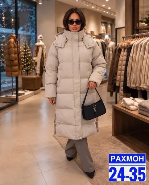 Зимняя куртка оверсайз — фото 9