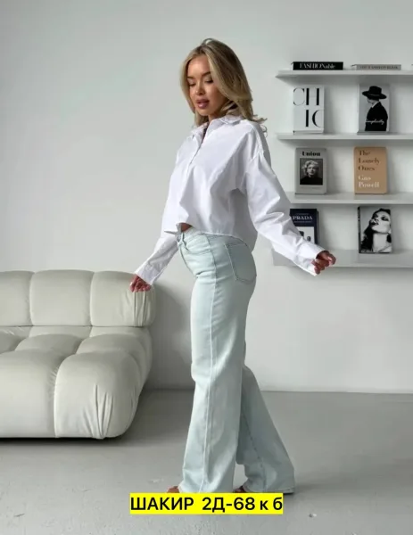 Брюки, джинсовые — фото 3