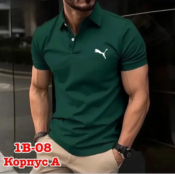 Футболка поло хлопок — фото 1