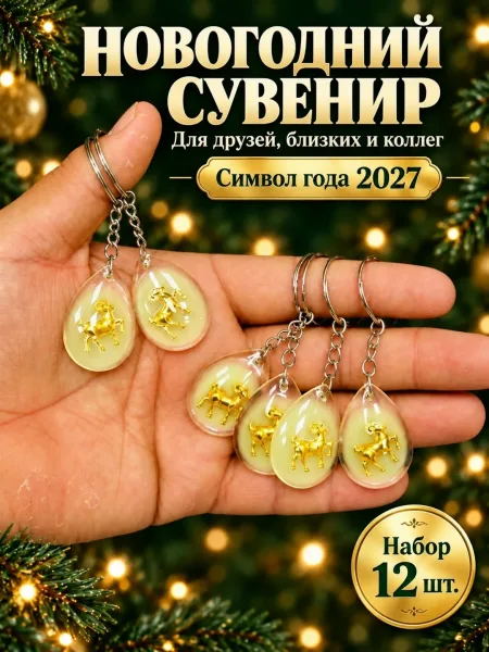 Брелок новогодний символ года — фото 4