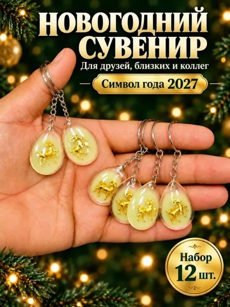 Брелок новогодний символ года — фото 6