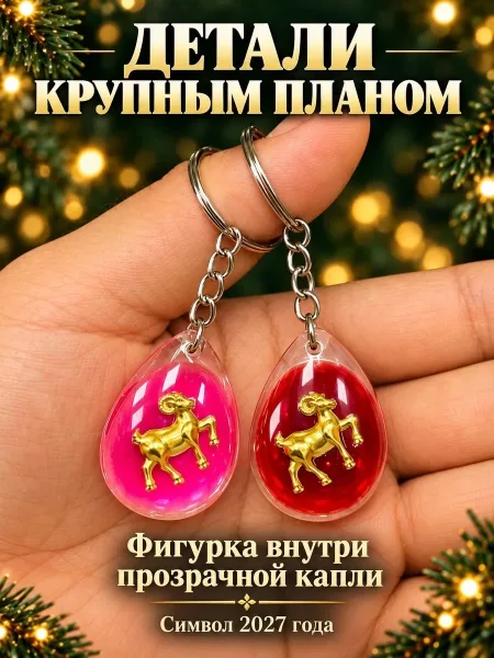 Брелок новогодний символ года — фото 3