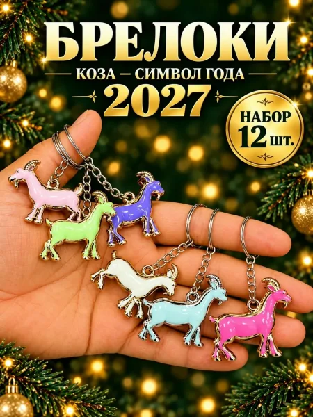 Брелок новогодний символ года — фото 1