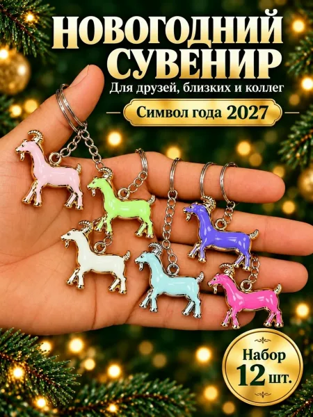 Брелок новогодний символ года — фото 5