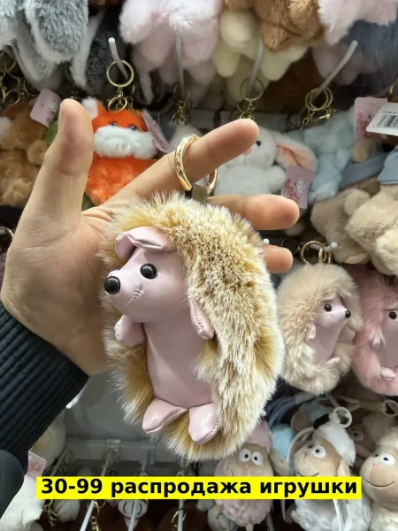 Мягкая плюшевая игрушка в форме ежика — стильный — фото 4