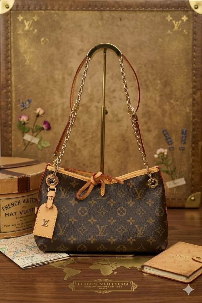 LOUISVUITTON, сумка из канвы и натуральной кожи — фото 2