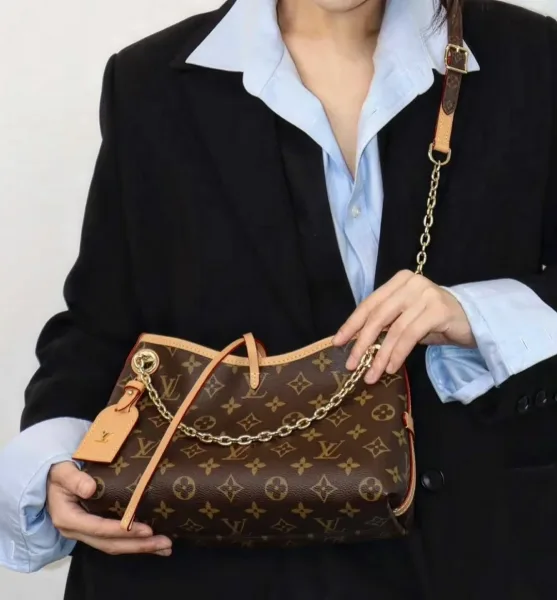 LOUISVUITTON, сумка из канвы и натуральной кожи — фото 5