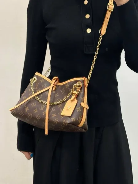 LOUISVUITTON, сумка из канвы и натуральной кожи — фото 6