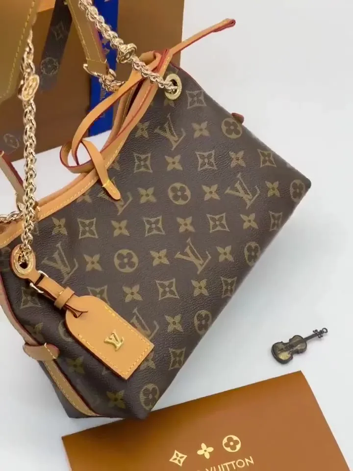 LOUISVUITTON, сумка из канвы и натуральной кожи — видео