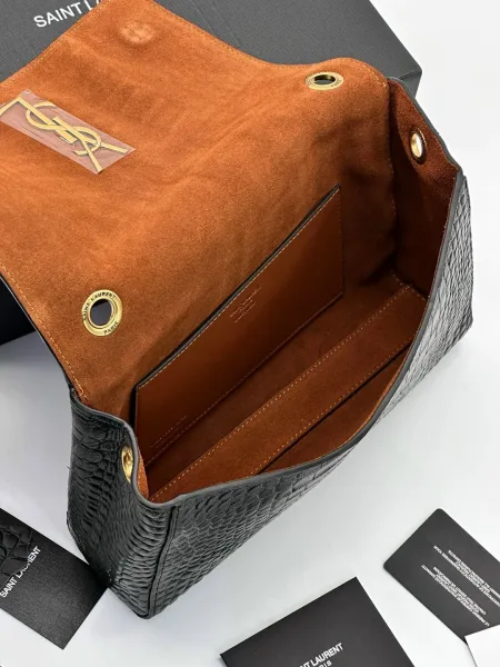 YSL женская сумка из кожи и натуральной замши — фото 5
