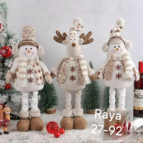 Олень и Снеговик, игрушки для Нового года — фото 1
