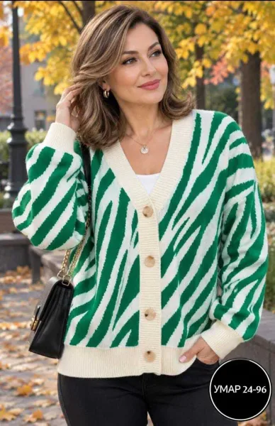 Женский кардиган Зебра — фото 3