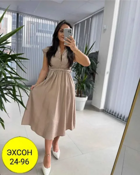 Платье из льна — фото 4