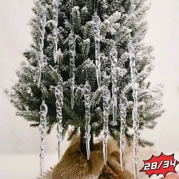 Новогодние сосулька 6 штук — фото 7