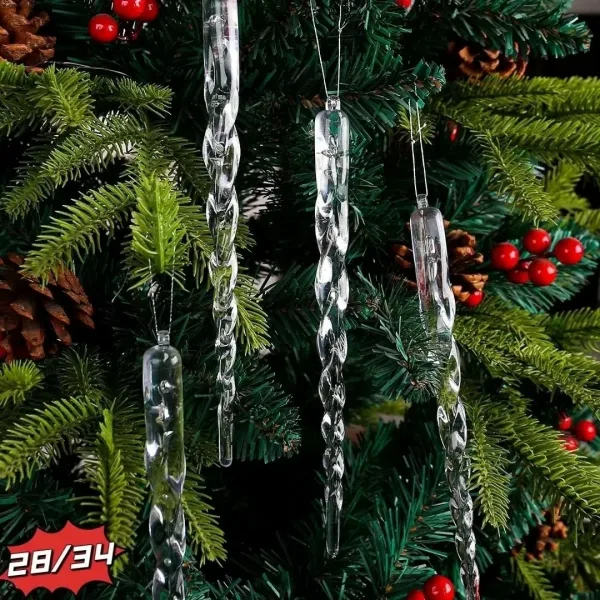 Новогодние сосулька 6 штук — фото 8