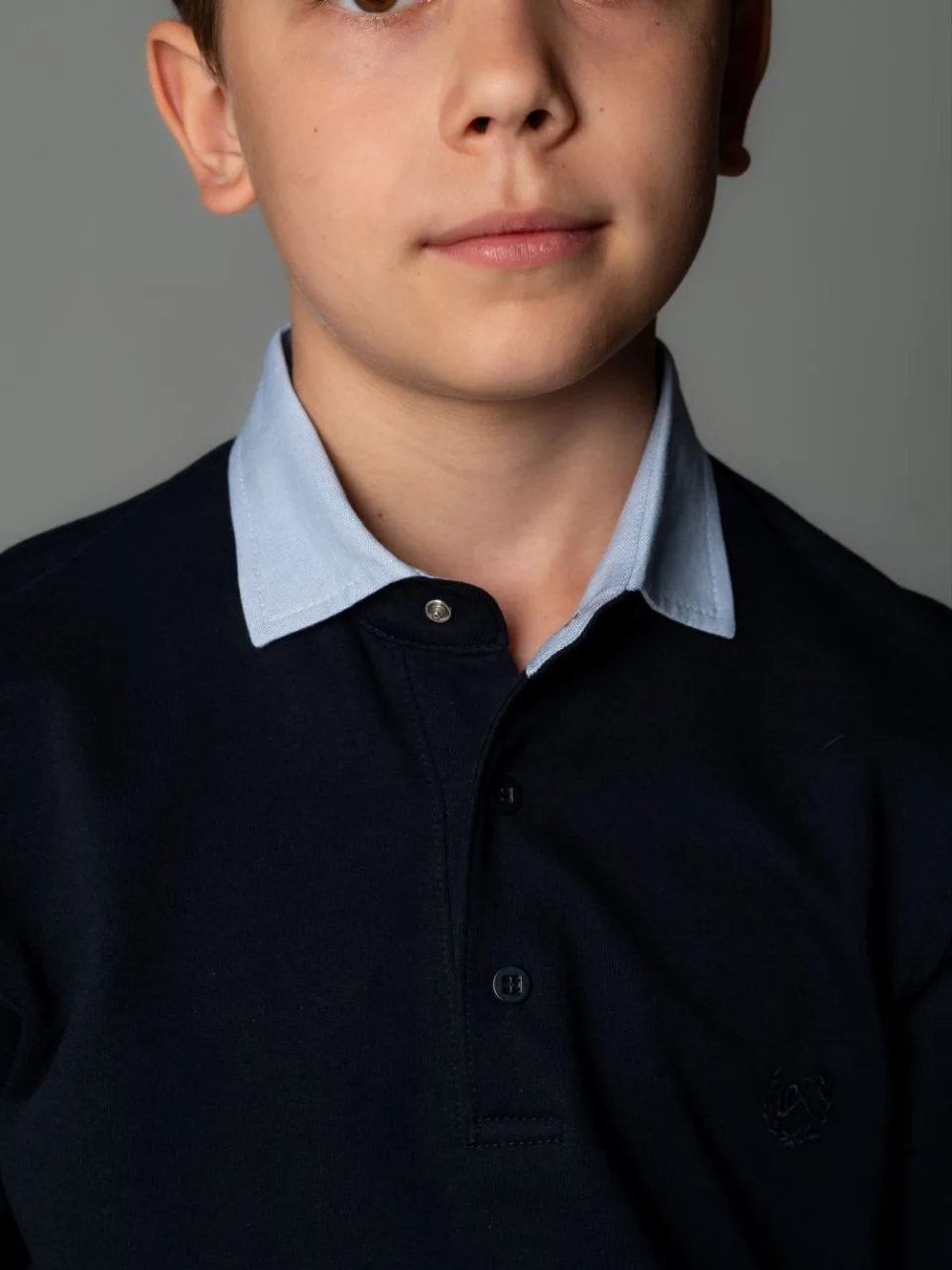 Рубашка трикотажная на клепках — фото 4