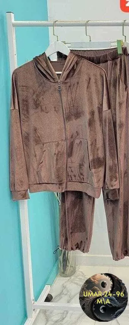 Костюм двойка из велюра велюр — фото 5