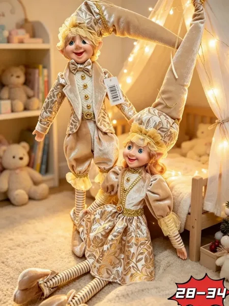 Новогодние игрушки эльф — фото 2