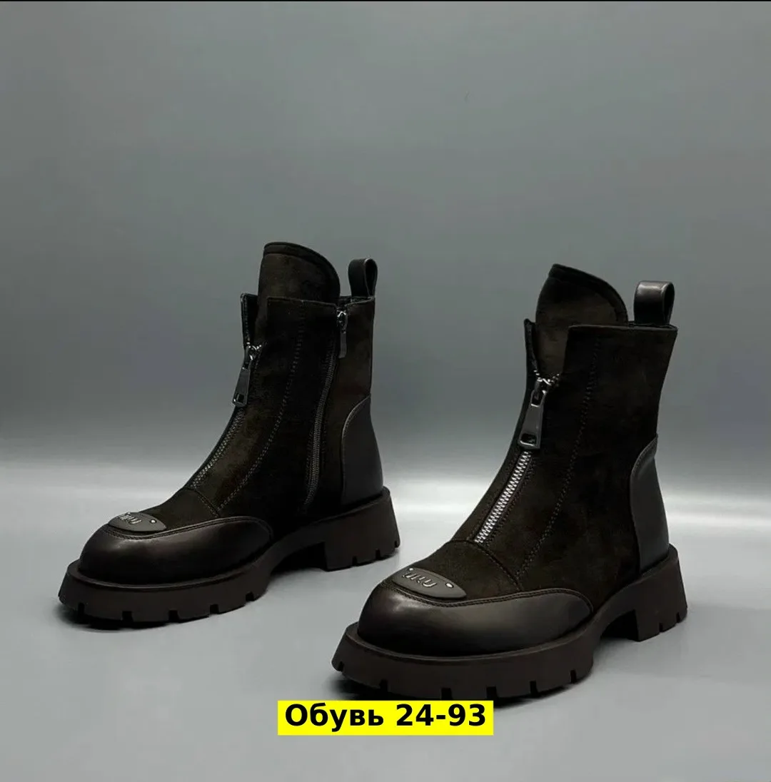 Ботинки из эко-кожи — фото 2