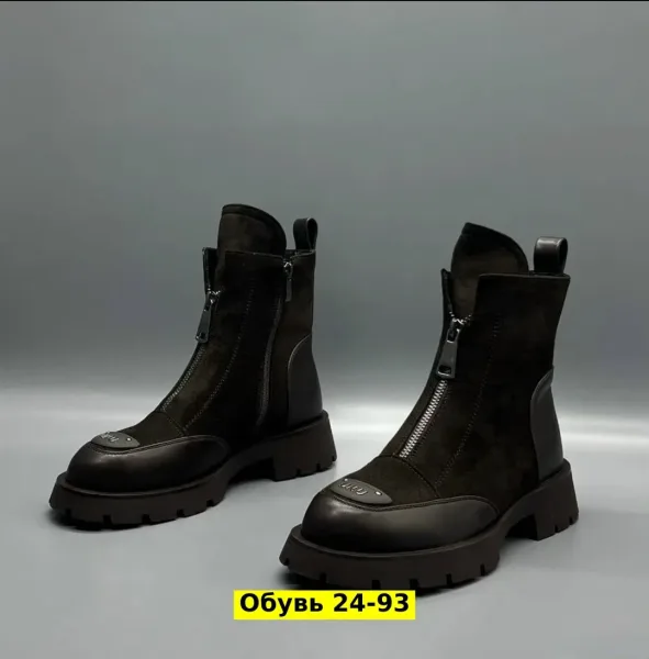 Ботинки из эко-кожи — фото 2