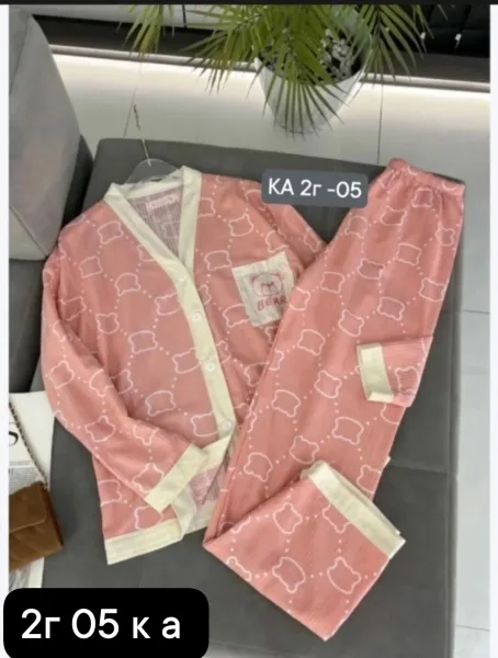 Пижама женская хлопок — фото 1