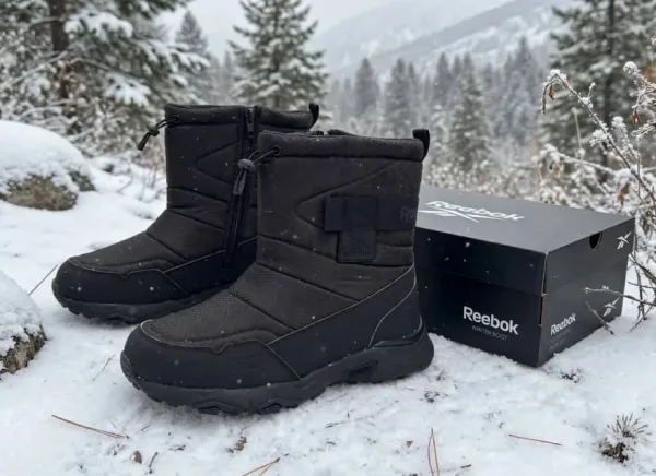 Зимние ботинки Reebok с меховой подкладкой и молнией — практичная — фото 8