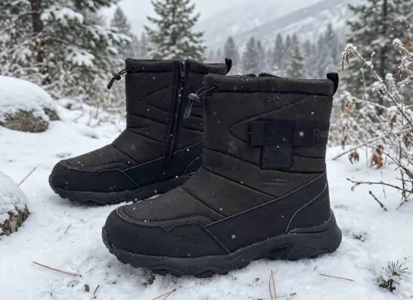 Зимние ботинки Reebok с меховой подкладкой и молнией — практичная — фото 5