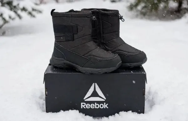 Зимние ботинки Reebok с меховой подкладкой и молнией — практичная — фото 17