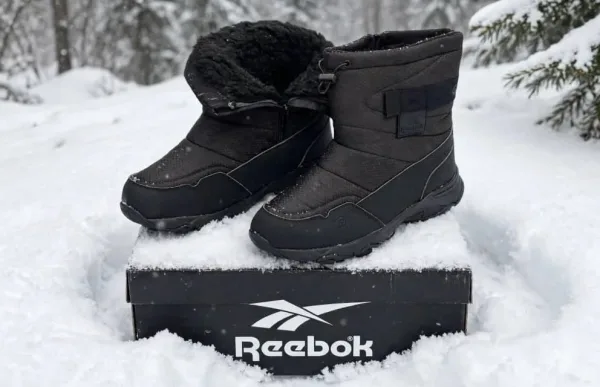 Зимние ботинки Reebok с меховой подкладкой и молнией — практичная — фото 12