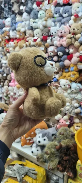 Мишка в очках, мягкая игрушка — фото 8
