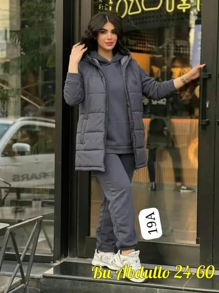 Костюм тройка на флисе — фото 3