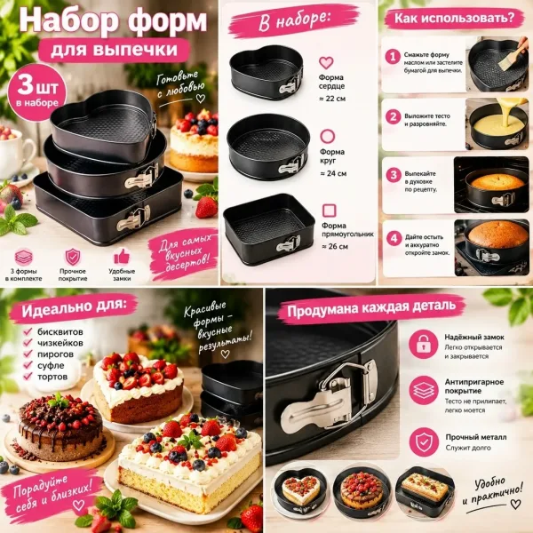 Готовьте красивые десерты дома