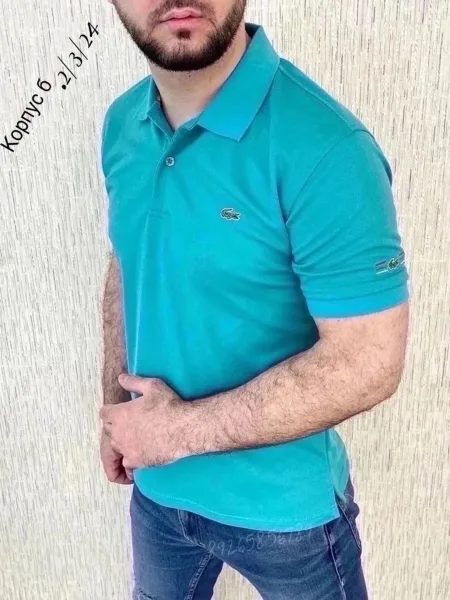 Футболка поло Lacoste — фото 8