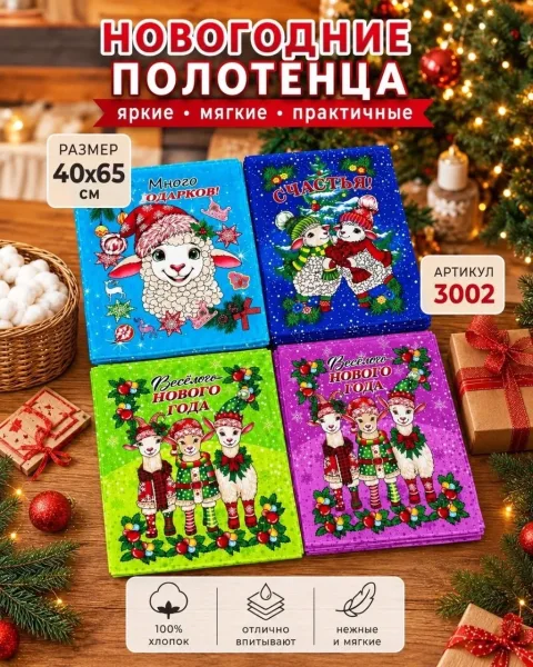 Вафельные кухонные полотенца 100 хлопок — фото 3