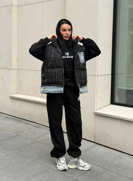 Спортивная тройка Balenciaga 100 хлопок на флисе — фото 1