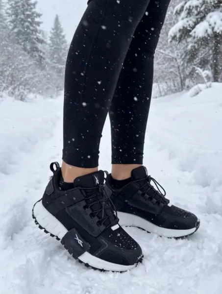 Кроссовки зима мех Reebok — фото 16