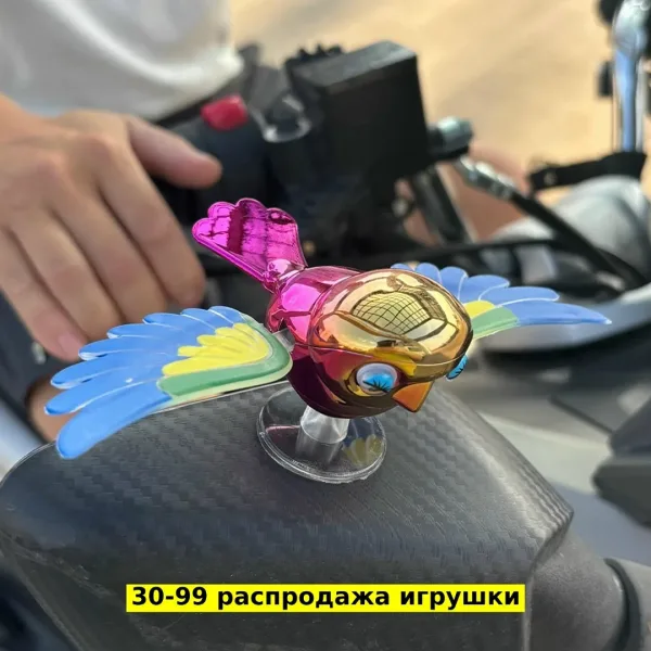 Игрушечные украшения из пластика в виде летающей птицы — фото 5